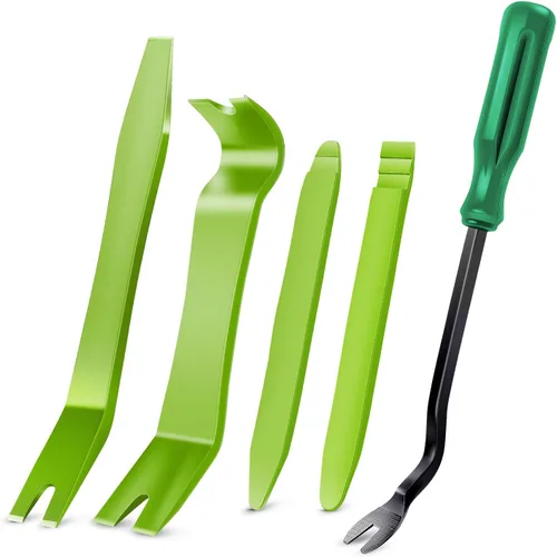 Vista 15 de GOOACC Kit de 5 piezas de herramientas de extracción de molduras de nylon para automóviles, kit de herramientas de extracción sin rayar para panel