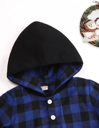 Vista 68 de Conjunto de ropa para bebés y niños pequeños, camisa con capucha y pantalones deportivos para otoño e invierno