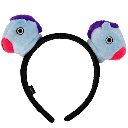 Vista 21 de Concept One BT21 LINE FRIENDS - Diadema bordada de felpa 3D para mujer, Chimmy