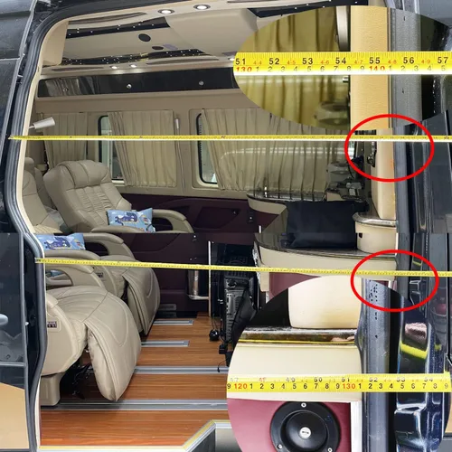 Vista 3 de Mosquiteras de malla para Mercedes Sprinter compatibles con furgonetas y RV (puerta lateral)