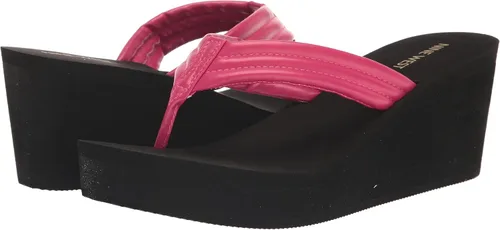 Vista 7 de NINE WEST Sandalias de cuña Spins para mujer, Magenta 650