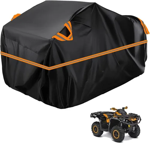 Vista 155 de Cubierta para ATV impermeable compatible con Arctic Cat H1 EFI TRV Cruiser 4x4 2011, cubierta de 210D para vehículos de 4 ruedas, cubierta para quad