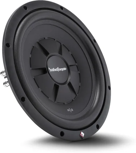 Vista 2 de Rockford Fosgate Prime R2SD2-12 Single R2S Slim 12" 2-Ohm DVC Subwoofer poco profundo - 250 vatios RMS / 500 vatios pico