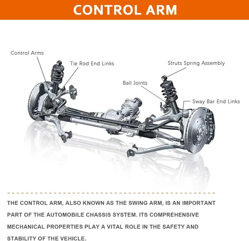 Vista 9 de Kit de suspensión delantera brazo de control superior inferior rótula barra de acoplamiento para Mercedes-Benz CLS500 CLS55 AMG CLS63 E320 E500 E55