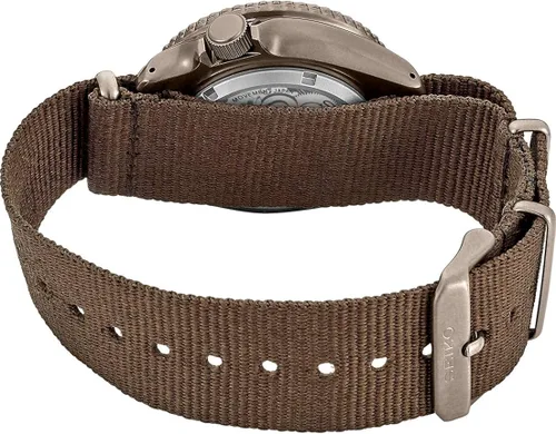 Vista 3 de SEIKO SRPD85 5 - Reloj deportivo para hombre color marrón 1673in acero inoxidable