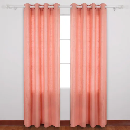 Vista 2 de Deconovo Curtains cortinas de ventana recicladas de algodón para sala de estar