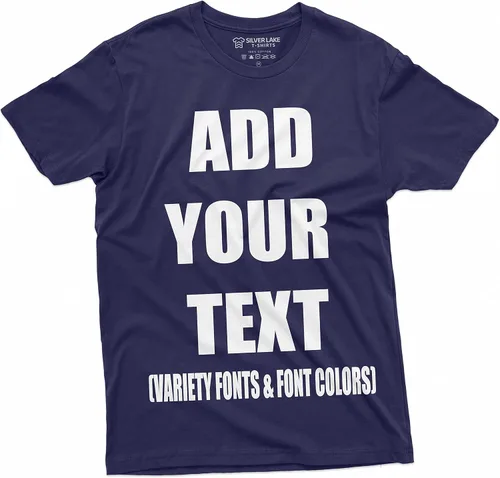 Vista 4 de Add Your Text - Camiseta personalizable para hombre