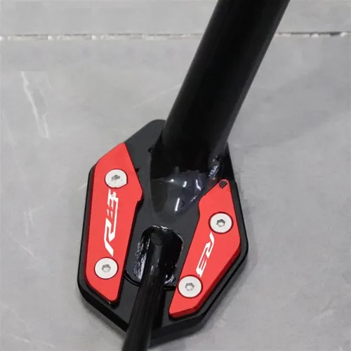 Vista 3 de Soporte de extensión lateral de pie para motocicleta para Yamaha YZF R3 R25 MT03 MT25 2019 2022 MT 03 25 R 3 25 (color: MT03 azul)