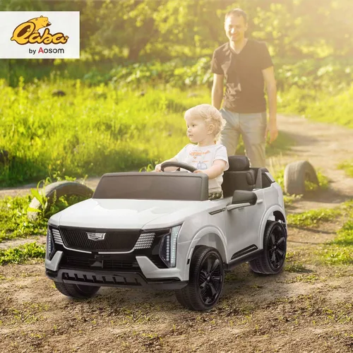 Vista 2 de Qaba Camión de paseo de 2 plazas 12V Cadillac Escalade IQ 2025 con licencia