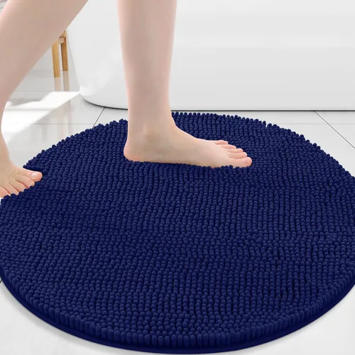 Vista 114 de Arotive Alfombras de baño de felpilla extrasuaves y absorbentes, de 24 x 16 pulgadas, lavables a máquina, parte trasera de goma antideslizante