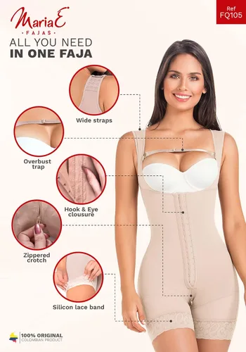 Vista 5 de MARIAE FQ105 - Ropa de compresión Lipo para mujer, levantamiento de glúteos, control de abdomen