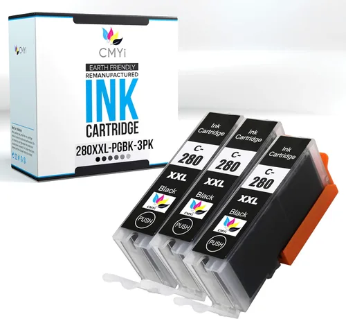 Vista 10 de 280XXL - Cartucho de tinta de repuesto para Canon PIXMA TR7520, TR7620, TR8520, TR8620, TR8620a, TR8622, TR8622a, TS6120, TS6220, TS6320, TS702