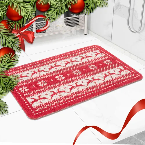 Vista 15 de Hargiis - Tapete antideslizante de secado rápido para tina y ducha, tapete exfoliante para pies, para baño, cocina u hotel, beige, 24 x 16 pulgadas