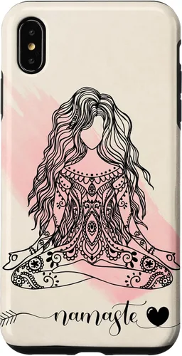 Vista 11 de Namaste Mandala Hippie Yoga Woman Meditation Spiritual Gift Case for iPhone 17