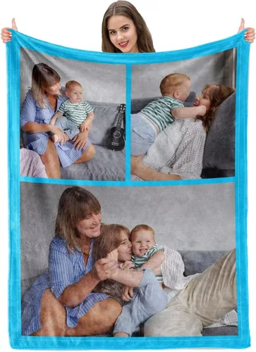 Vista 66 de Manta personalizada con imagen, mantas personalizadas para adultos y niños, manta de fotos personalizable, mantas personalizadas como regalo