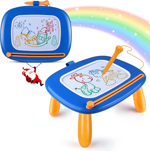 Vista 7 de Smasiagon Juguetes para niñas y niños, tablero de dibujo magnético para niños pequeños, tablero de garabatos de aprendizaje temprano escritura