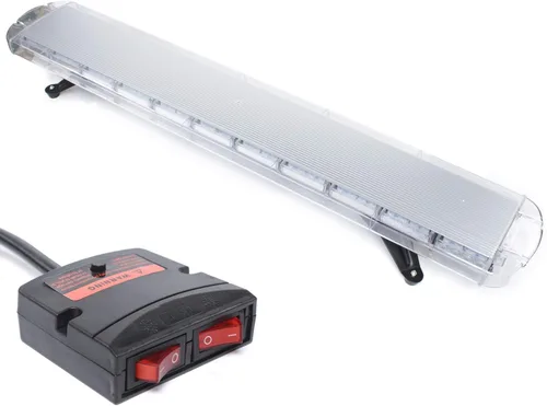 Vista 14 de Luces estroboscópicas de emergencia de 48 pulgadas, 88 LED, barra de luz de advertencia direccional ámbar con 16 modos intermitentes de advertencia