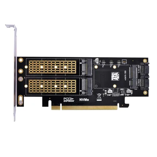Vista 12 de xiwai PCI Express M.2 NGFF M-Key PCI-E 4X a 12Pin+16Pin Contactos SSD Contactos Tarjeta de conversión para 2013 2014 2015 2016 2017 A1493 A1502