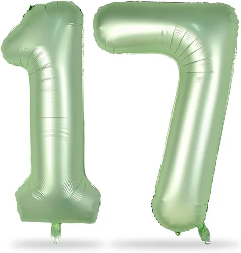 Vista 70 de Globos negros del número 10 para decoraciones de cumpleaños número 10, globos de helio de mylar de lámina de 40 pulgadas negros del número 1 & 0