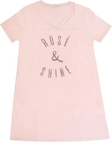 Vista 9 de Smart & Sexy Camisa de dormir extragrande con cuello en V para mujer Amarillo