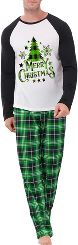 Vista 3 de Pijamas de Navidad para la familia, pijamas de Navidad para la familia, conjuntos de pijamas de Navidad para la familia, pijamas de Navidad