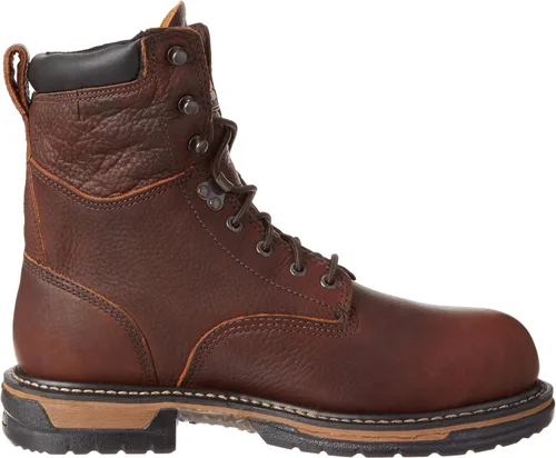 Vista 6 de Rocky Ironclad - Botas de trabajo impermeables con punta de acero, Marrón