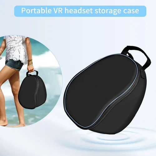 Vista 6 de Steadtep Carrying Bag Compatible with PS VR2 Gaming Headset and Touch Controllers, Also Fit for Meta Quest 3, for Oculus Quest 2, Travel Storage