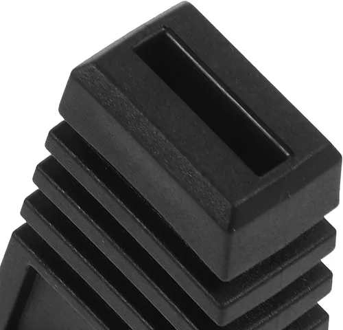 Vista 3 de 3pcs Rubber Drum Rack Feet Sleeves, Black Anti Slip Stand Accessory