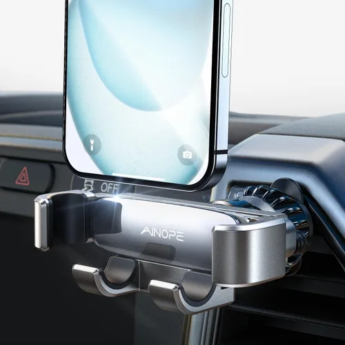 Vista 9 de AINOPE Soporte de Montaje de Teléfono para Rejilla de Ventilación del Automóvil para iPhone 17 Pro Max Montaje para Automóvil [Diseño Deslizante]