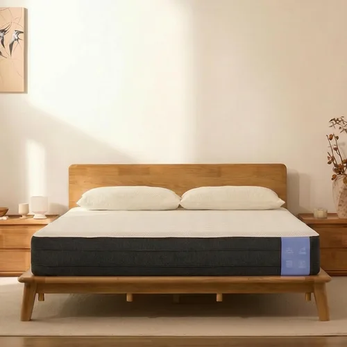 Vista 16 de FLEXISPOT Hako G1 Queen Solid Wood Bed with USA-Assembled Mattress