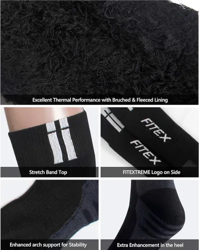 Vista 4 de FITEXTREME Calcetines térmicos de invierno para hombre