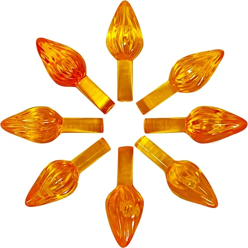 Vista 11 de National Artcraft Adornos de luz para árbol de cerámica estilo giro pequeño, 144 unidades (aguamarina)