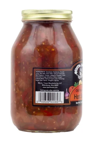 Vista 4 de Amish Wedding Salsa caliente 32oz (paquete de 2)