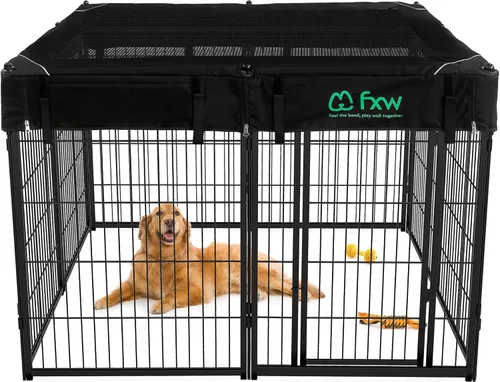 Vista 36 de FXW Homeplus Unleashed Corralito para Perros de Interior - Juego Sin Estrés y Seguro, Resistente de 24 Pulgadas 2 Paneles Corralito para Cachorros