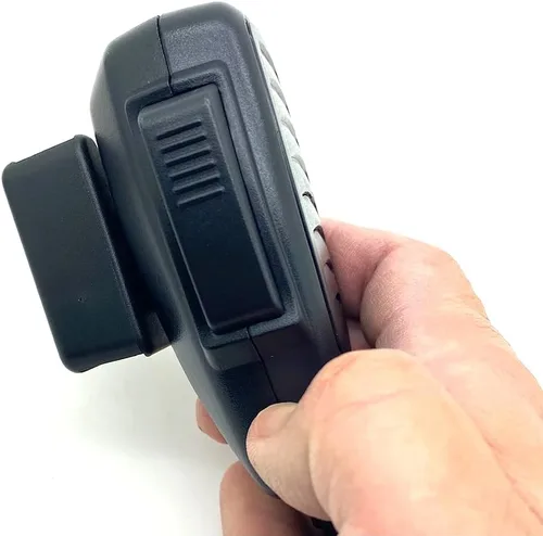 Vista 6 de LycoGear Soporte universal para micrófono de radio Ham CB con parte trasera adhesiva, agujeros previos a perforar y conexión de sola lengüeta T