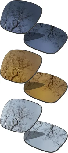 Vista 32 de ToughAsNails Set of 3 Polarized Replacement Lenses for Oakley Fuel Cell OO9096 Pack