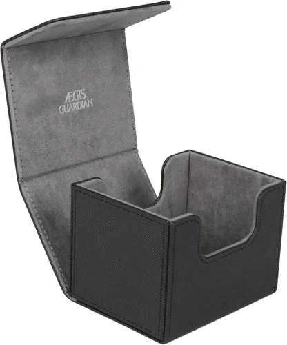 Vista 13 de AEGIS GUARDIAN Commander - Caja mágica de cubierta para CCG TCG con capacidad para más de 100 tarjetas con mangas, caja de cuero para tarjetas 1-1