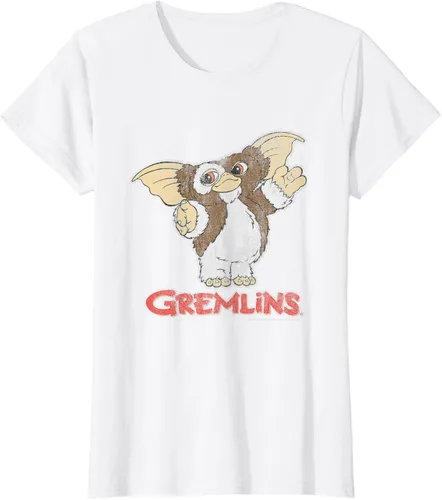 Vista 12 de Gremlins Camiseta Gizmo y Logo, Negro, S