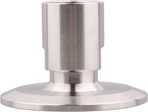 Vista 7 de Dernord - Adaptador de abrazadera triple de 1.5'' a abrazadera de rosca FNPT de 1 pulgada para tubería sanitaria