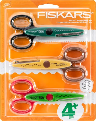 Vista 7 de Tijeras Fiskars Kidzors Paper Edgers - Tijeras decorativas para papel, cartulina y manualidades, para manualidades y suministros escolares, 5