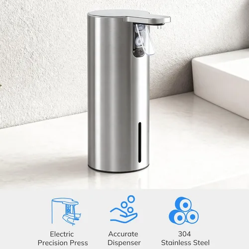 Vista 2 de Umimile Dispensador eléctrico de jabón para platos para cocina y baño, dispensador de jabón líquido de manos de 2 modos, 11.8 onzas recargable
