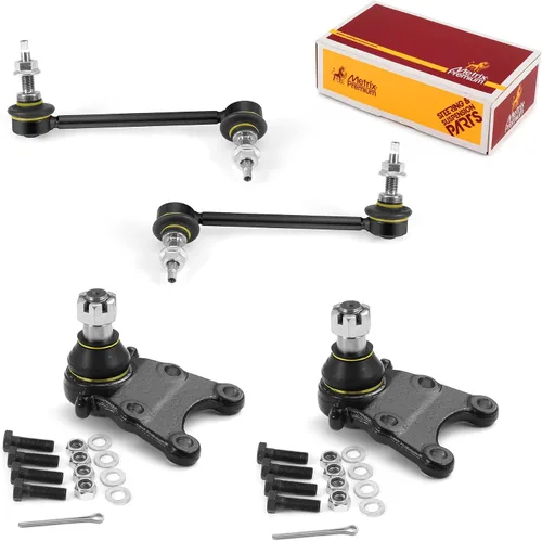 Vista 239 de Metrix Premium Chassis Parts - Juego de 4 piezas de articulación de rótula superior y barra estabilizadora delantera para Ford Ranger RWD 1998-2011