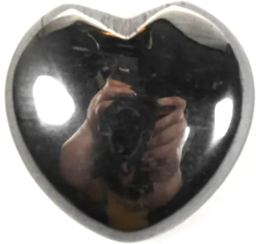 Vista 26 de Par 1.181 in Negro Obsidiana Puffy Corazones Pulidos Natural Volcánico Vidrio Piedra Preciosa Cristal Mineral Especímenes - China (2PCs)