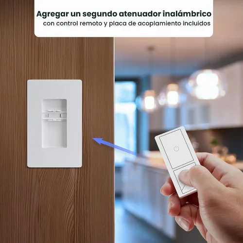 Vista 7 de Feit Electric - Interruptor de luz inteligente WiFi regulable con control remoto, unipolar/3 vías/4 vías, control de voz con Alexa y Google Asst
