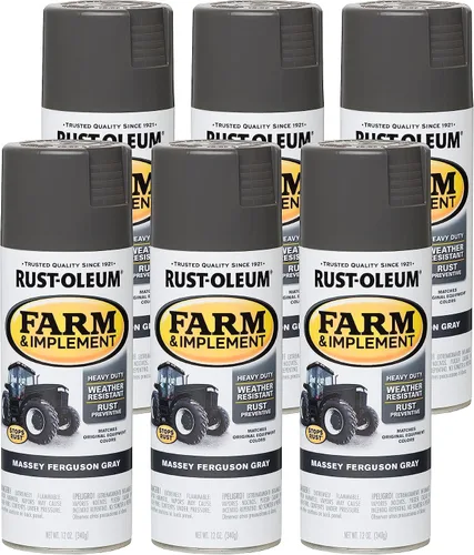 Vista 81 de Rust-Oleum Farm & Implement 280176 - Pintura esmaltada, galón, naranja (Allis Chalmers Orange)