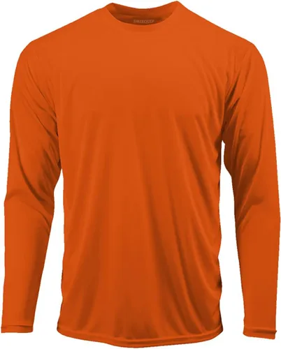 Vista 29 de DRI-Equip - Camisas de manga larga para deporte, disipa la humedad. Blanco