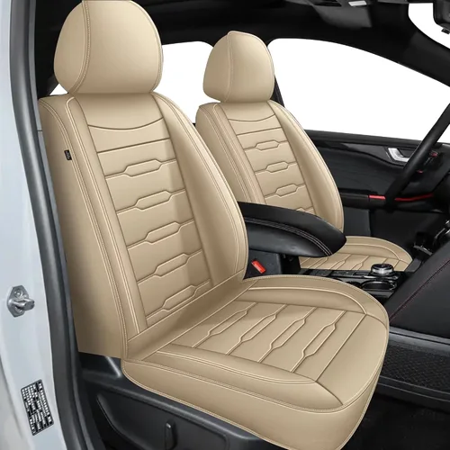 Vista 18 de AOMSAZTO Fundas de asiento de automóvil de ajuste personalizado para Cadillac ATS 2013-2018, fundas de cojín de vehículo, protectores de asiento
