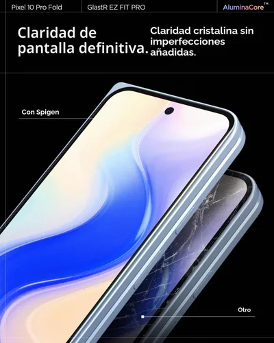 Vista 6 de Spigen GlasTR EZ FIT Pro - Protector de pantalla para Pixel 10 Pro Fold