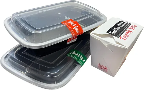 Vista 3 de Sellado a manipulaciones – Thank You for Your Business (1 x 3 pulgadas, 500 unidades) adhesivo de seguridad para entrega de alimentos para Rollo