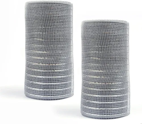 Vista 99 de YYCRAFT Paquete de 2 cintas de malla de polímero metálico de 6 pulgadas (total 20 yardas, verde manzana)
